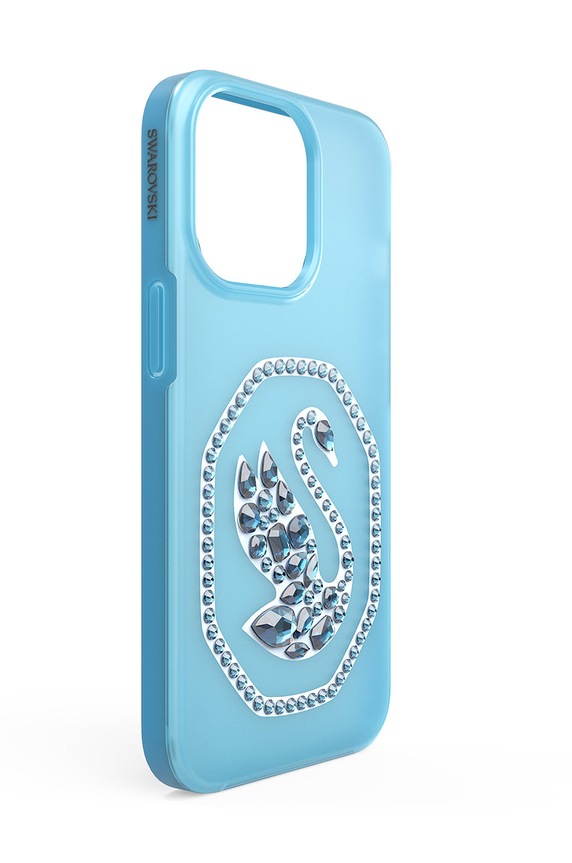 Obal na telefon Swarovski iPhone 13 5633711 modrá SS22