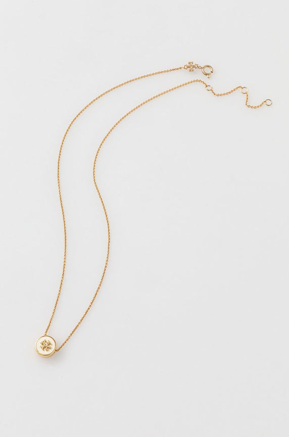 Tory Burch naszyjnik KIRA ENAMEL złoty 90549.700
