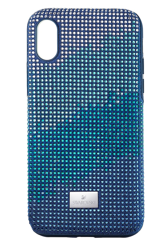 Θήκη κινητού Swarovski Crystalgram iPhone Xs Max για τηλέφωνο σκούρο μπλε 5533972
