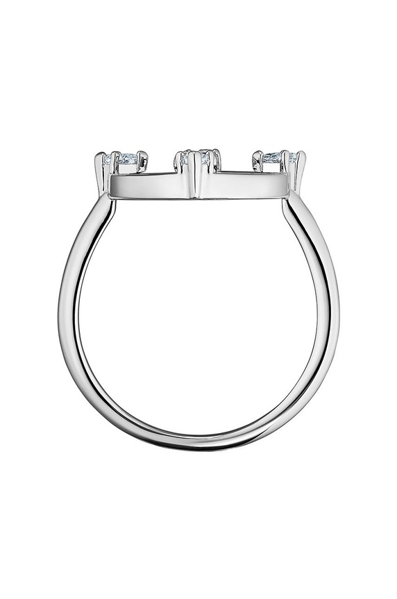 Doplňky Prstýnek Swarovski 5552877 stříbrná