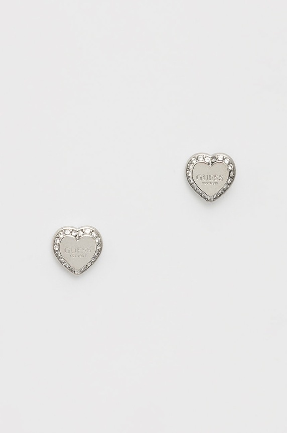Náušnice Guess stříbrná JUBE01.427JW