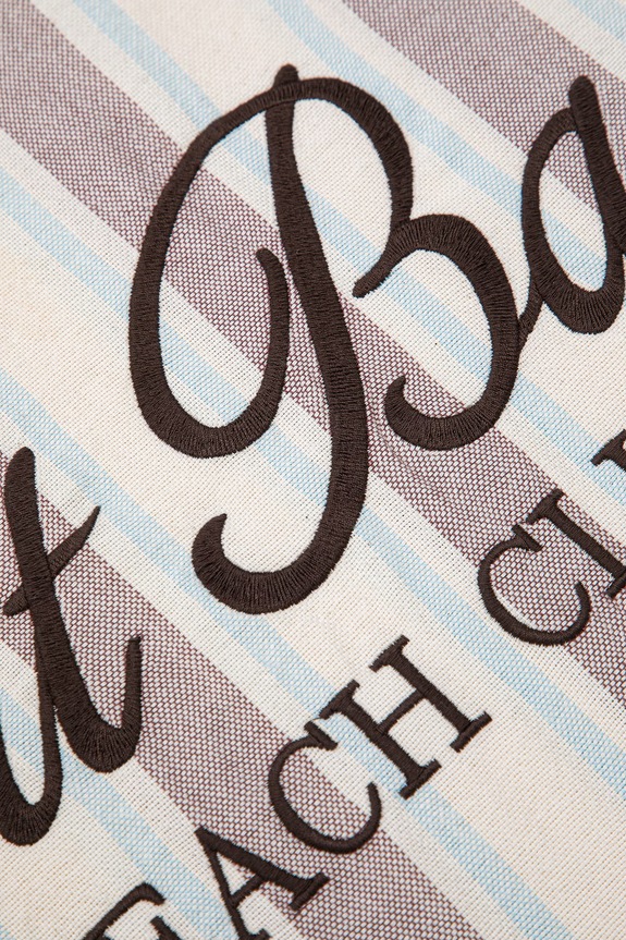 Αξεσουάρ MC2 Saint Barth πετσέτα παραλίας βαμβακερή FOUL002 μπεζ