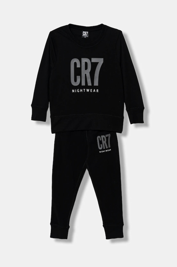 CR7 Cristiano Ronaldo piżama bawełniana dziecięca komplet czarny 8770.42.913