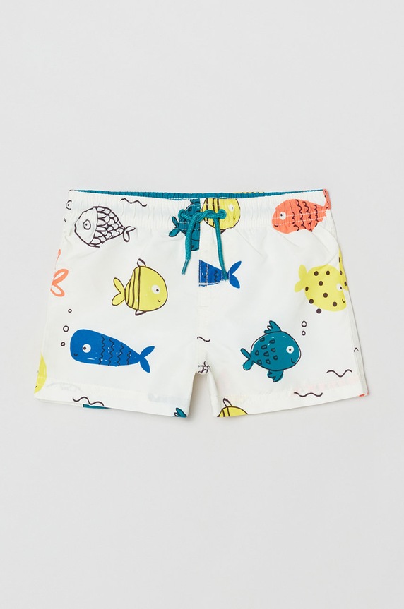 OVS pantaloni scurti de baie copii alb 1441035.0.3y.Beachwear