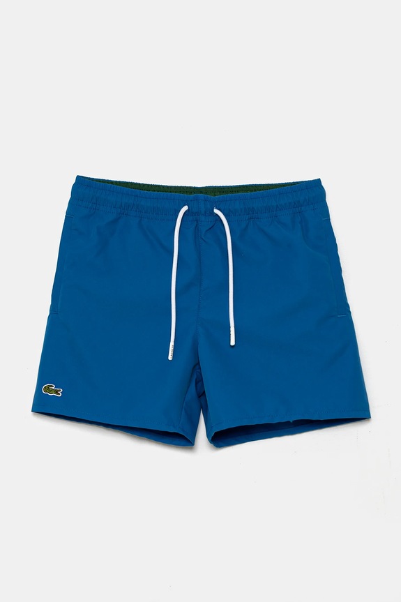 Lacoste pantaloni scurti de baie copii Planet friendly albastru MJ4756