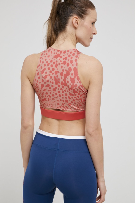 Odzież Reebok biustonosz sportowy HA1035 HA1035 pomarańczowy