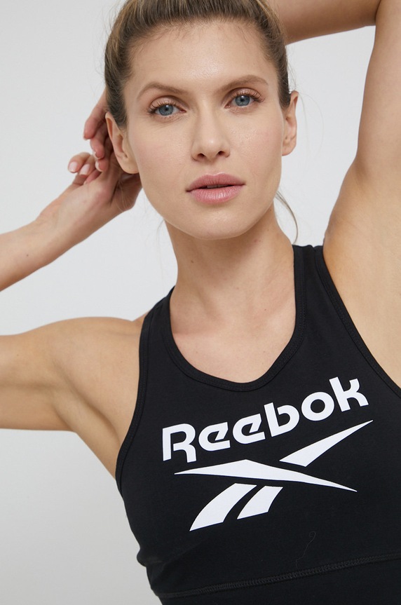 Reebok edzős felső GL2544 IDENTITY elasztánnal fekete GL2544
