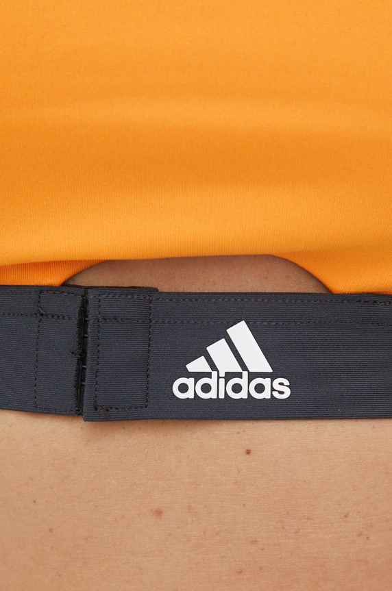 Αθλητικό σουτιέν adidas Performance Aeroimpact Luxe HG4348 πορτοκαλί