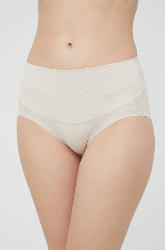 Spanx figi modelujące Cotton Control dzianina beżowy 40050R