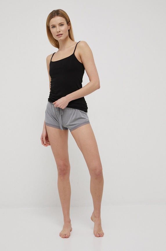 Top πιτζάμας United Colors of Benetton 3OP81H139.100 μαύρο SS22