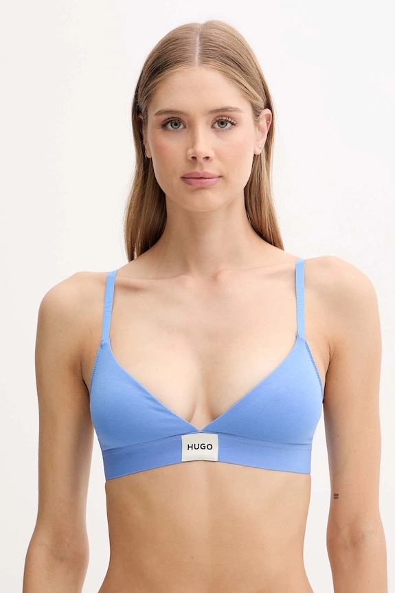 HUGO biustonosz TRIANGLE RED LABEL melanż niebieski 50469647