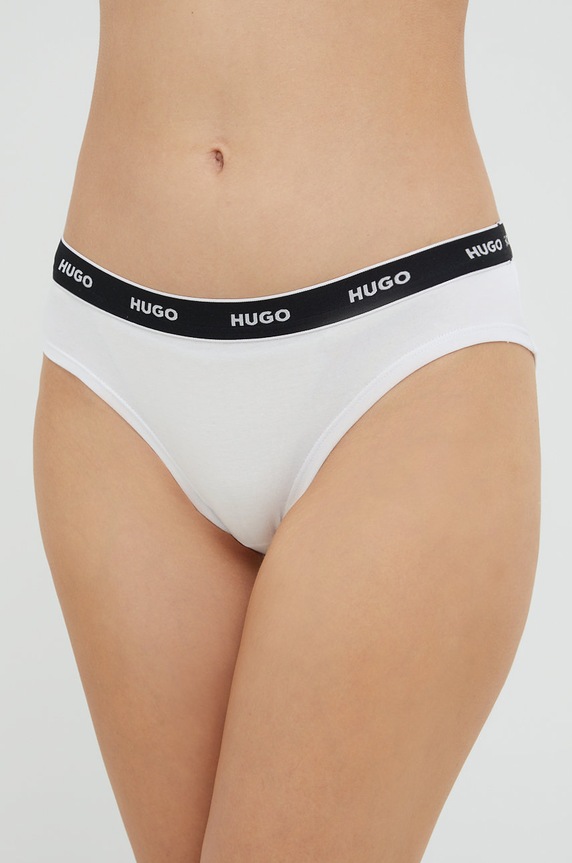 HUGO bugyi sima fekete 50469657