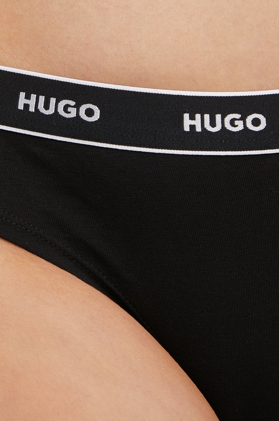 Odzież HUGO stringi (3-pack) 50469681 50469681 czarny