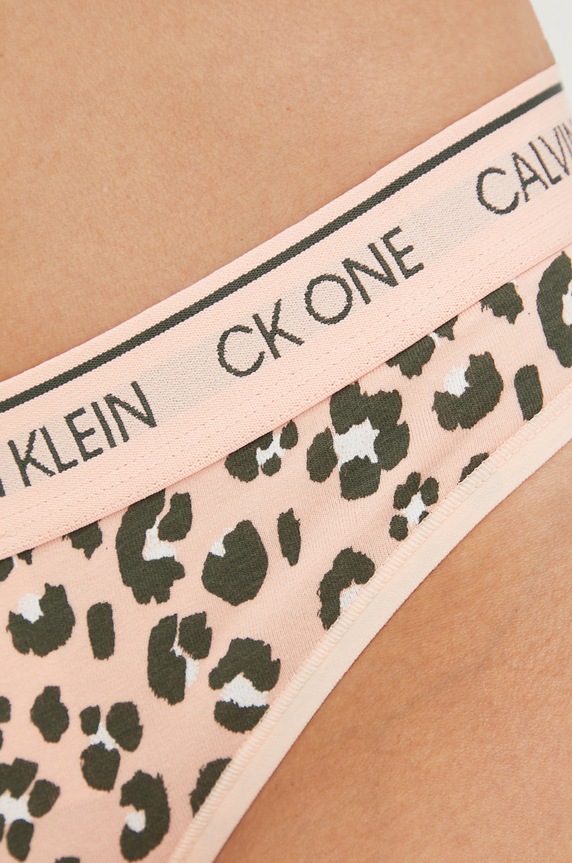 Odzież Calvin Klein Underwear stringi CK One 000QF5733E.PPYY różowy