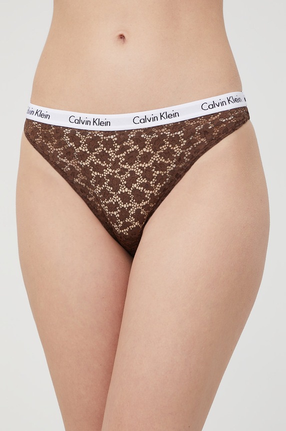 Calvin Klein Underwear figi (3-pack) 000QD3925E.PPYY czerwony SS22
