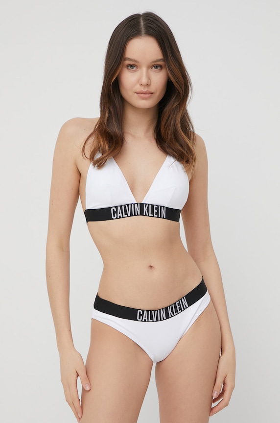 Plavková podprsenka Calvin Klein biela KW0KW01824.PPYY