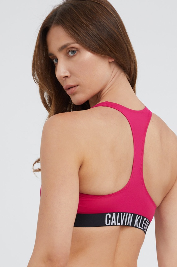 Calvin Klein biustonosz kąpielowy KW0KW01839.PPYY różowy SS22
