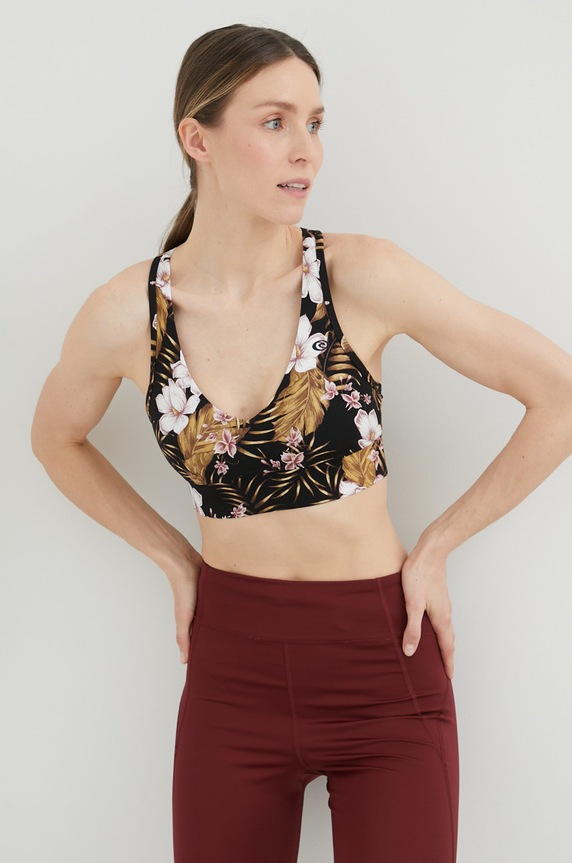 Športová podprsenka Rip Curl Playa Bella bez kostíc čierna GTEOA9