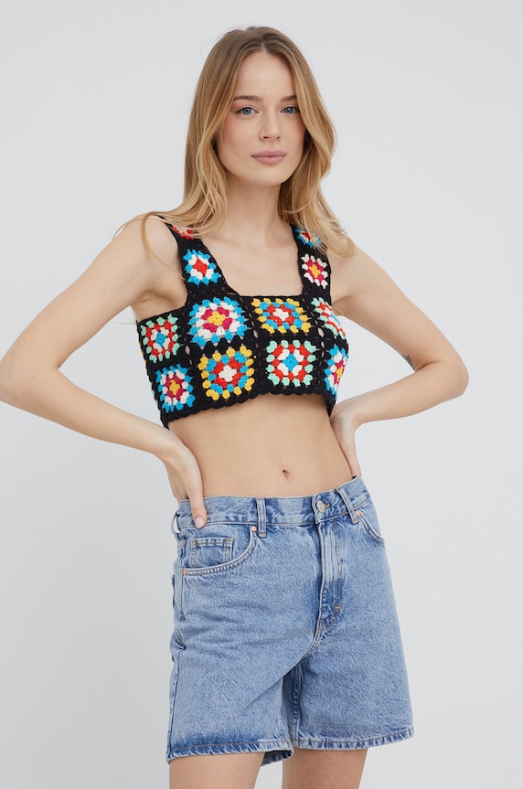 Odzież MC2 Saint Barth top bawełniany HLMA002 multicolor