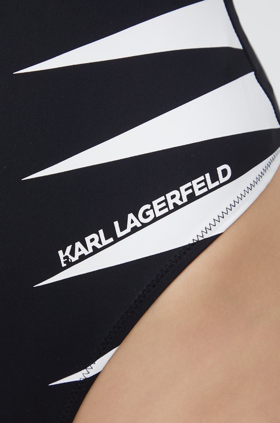 Karl Lagerfeld costume da bagno intero nero KL22WOP09