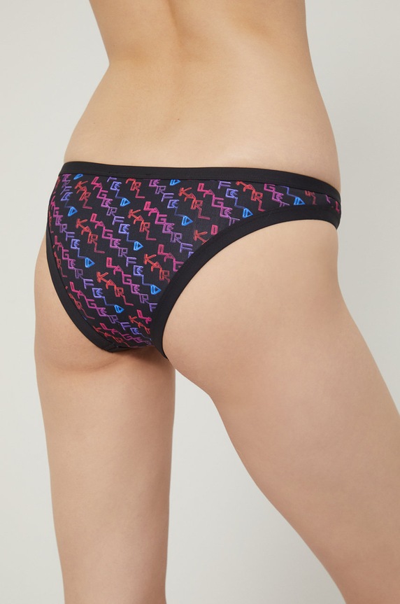 Karl Lagerfeld slip da bikini KL21WBT18 nero SS22