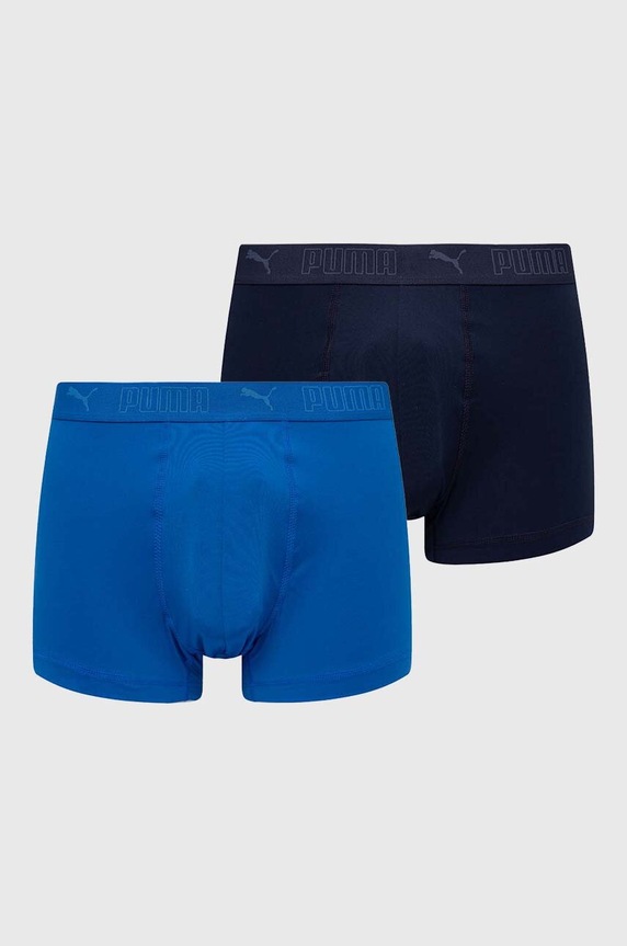 Puma bokserki 2-pack dzianina niebieski 935520