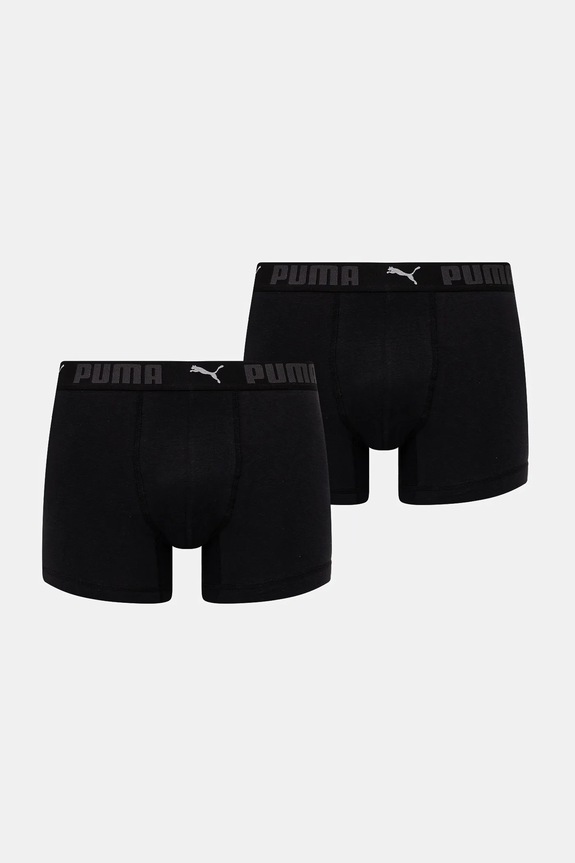 Puma bokserki 2-pack Sport dzianina czarny 935521