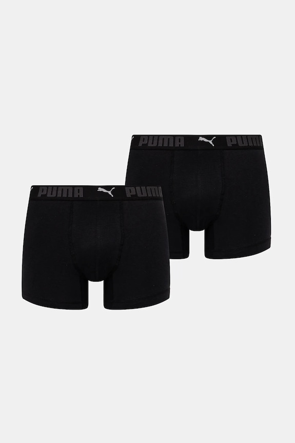 Puma bokserki 2-pack Sport dzianina czarny 935521