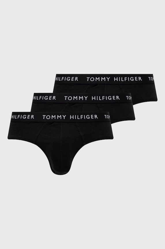 Tommy Hilfiger alsónadrág (3 db) sima fekete UM0UM02206.PPYY