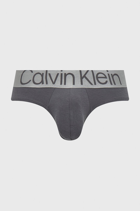 Calvin Klein Underwear slipy (3-pack) 000NB3129A.PPYY srebrny SS22