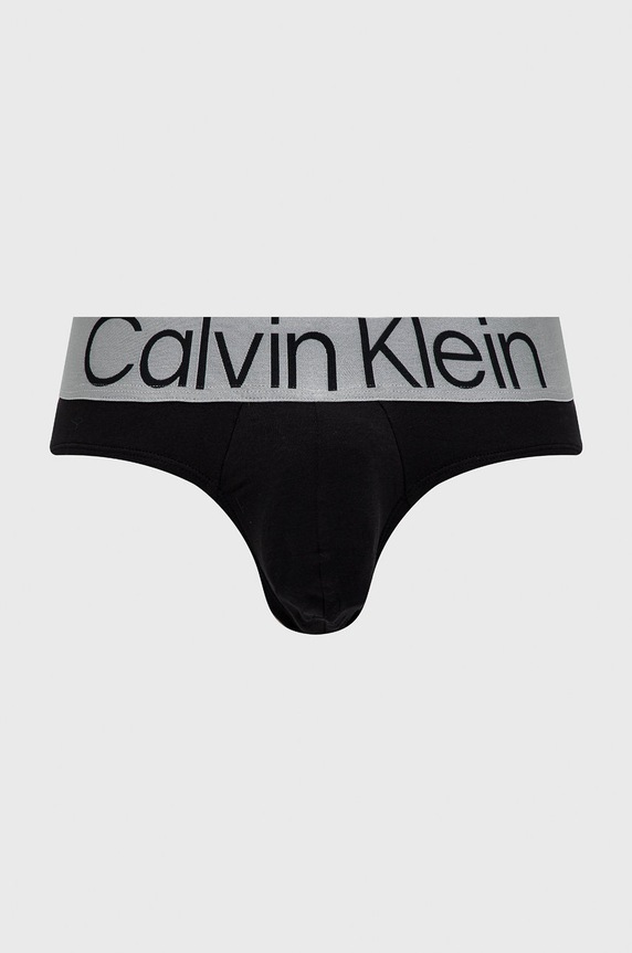 Calvin Klein Underwear slipy (3-pack) srebrny 000NB3129A.PPYY