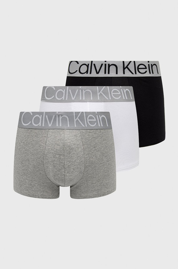 Calvin Klein Underwear boxeralsó (3 db) melanzs fehér 000NB3130A.PPYY
