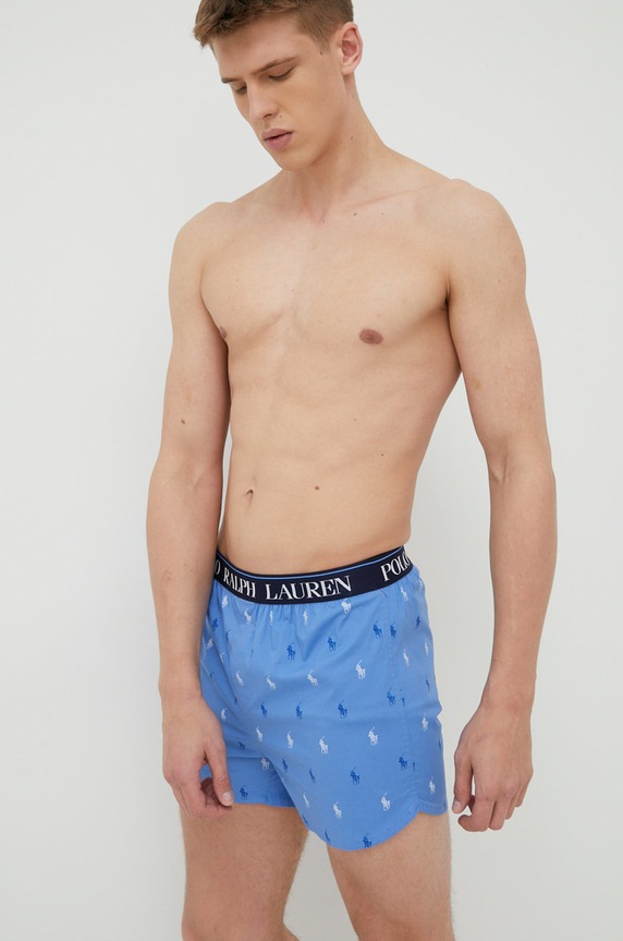 Bokserice Polo Ralph Lauren tkanina plava 714866472002