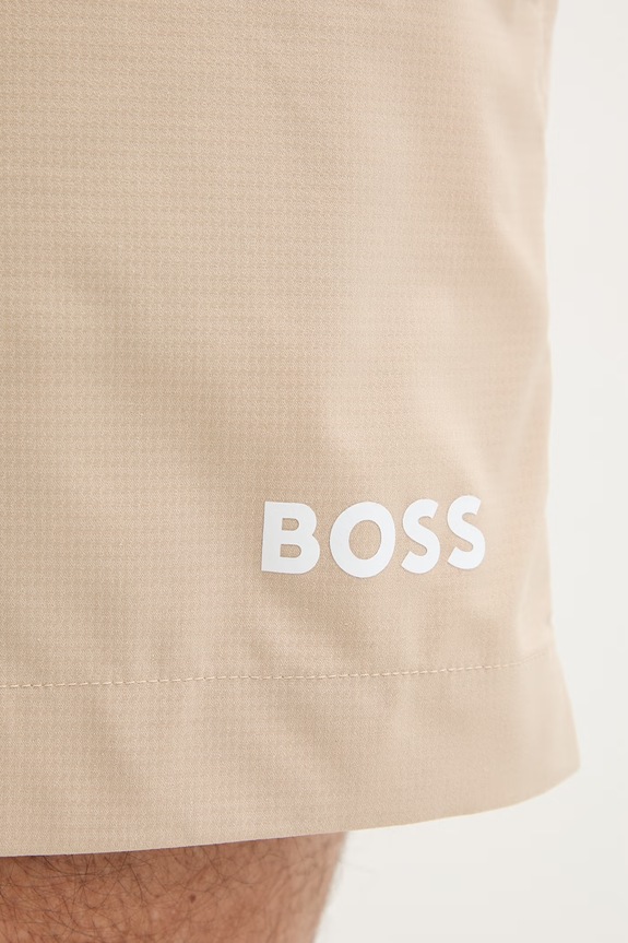 BOSS plavecké šortky pánske 50469324 béžová