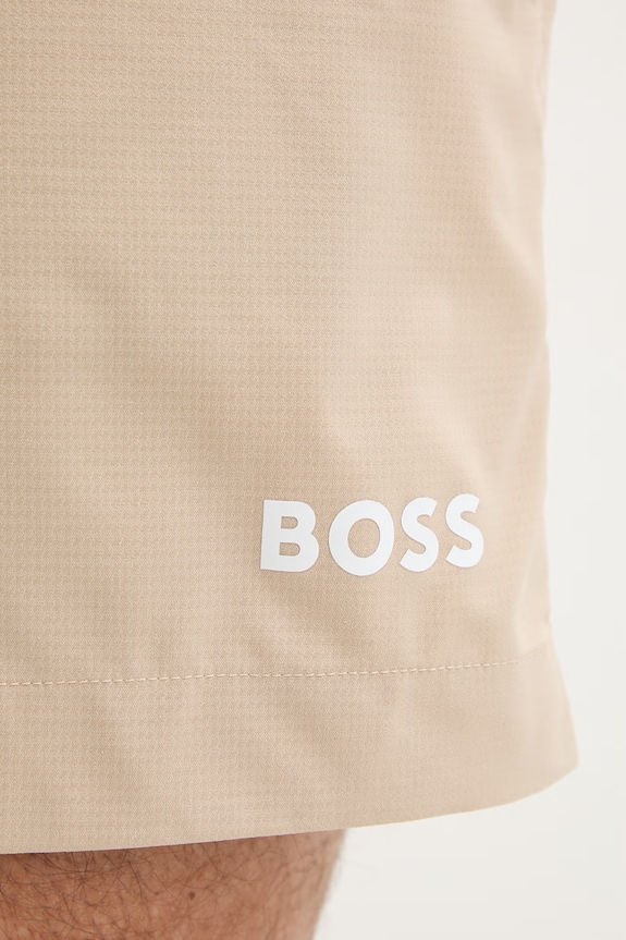 BOSS plavecké šortky pánske 50469324 béžová