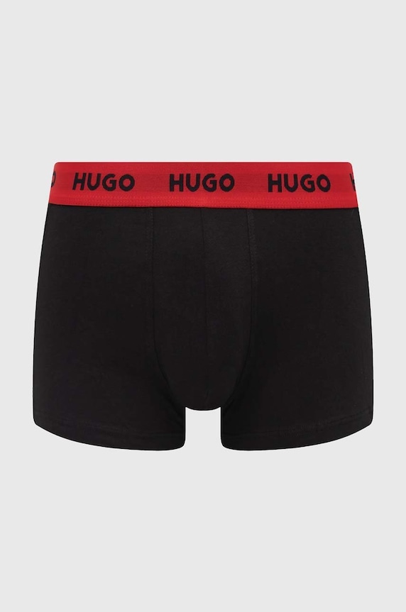 HUGO boxeri 3-pack TRUNK TRIPLET PACK boxeri negru 50469786