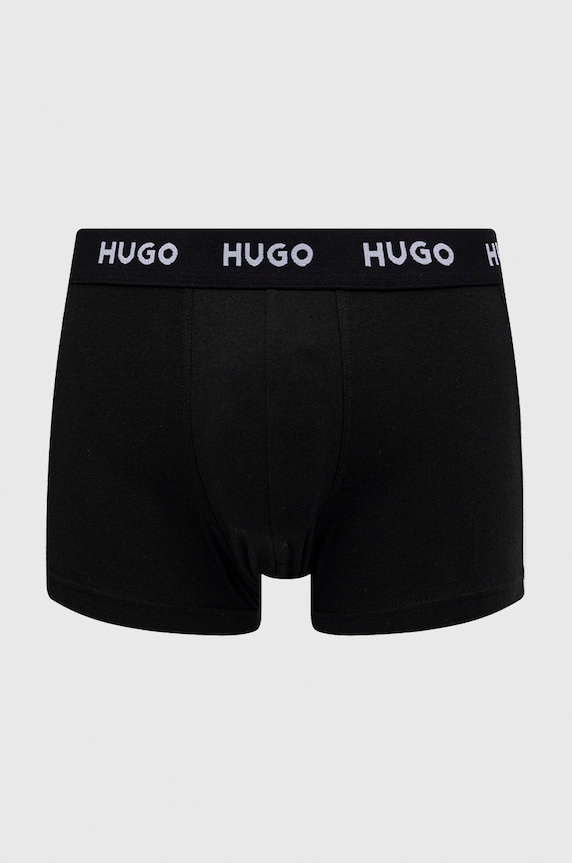 Boxerky HUGO (3-pak) TRUNK TRIPLET PACK 50469786 čierna AA00
