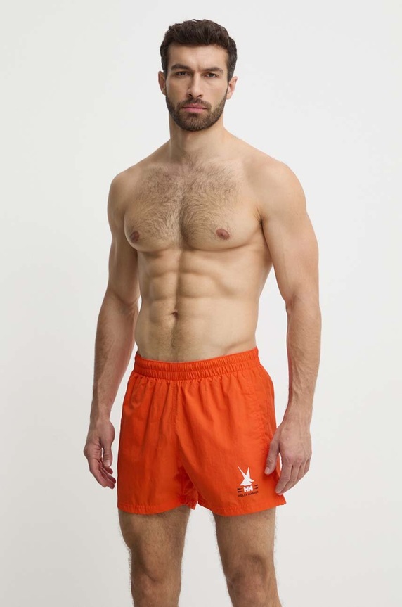 Kratke hlače za kupanje Helly Hansen Cascais narančasta 34031
