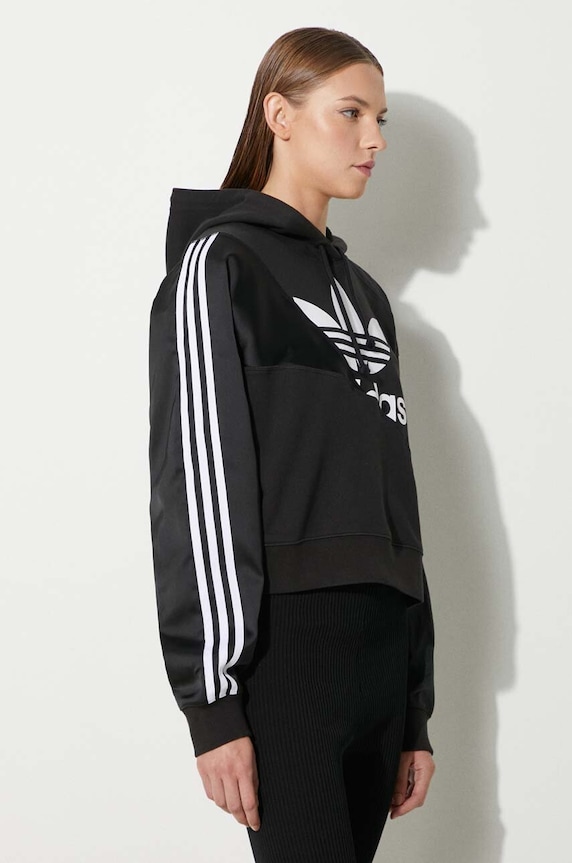 Adidas Adicolor Split Trefoil Hoodie nero HC7050