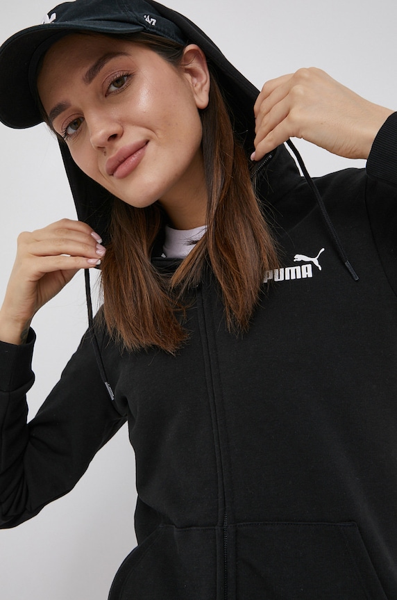 Mikina Puma s kapucí černá 586813