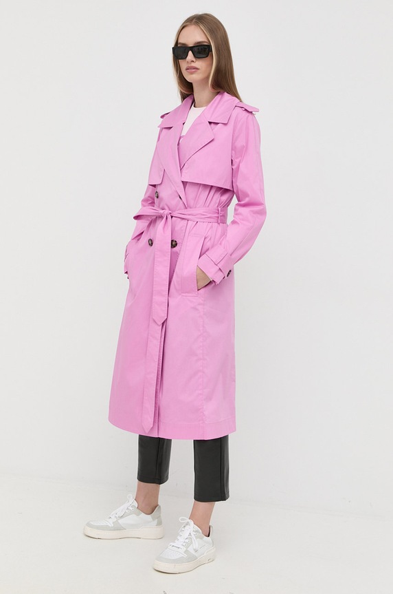 BOSS bluza bawełniana 50468357 50468357 różowy AA00