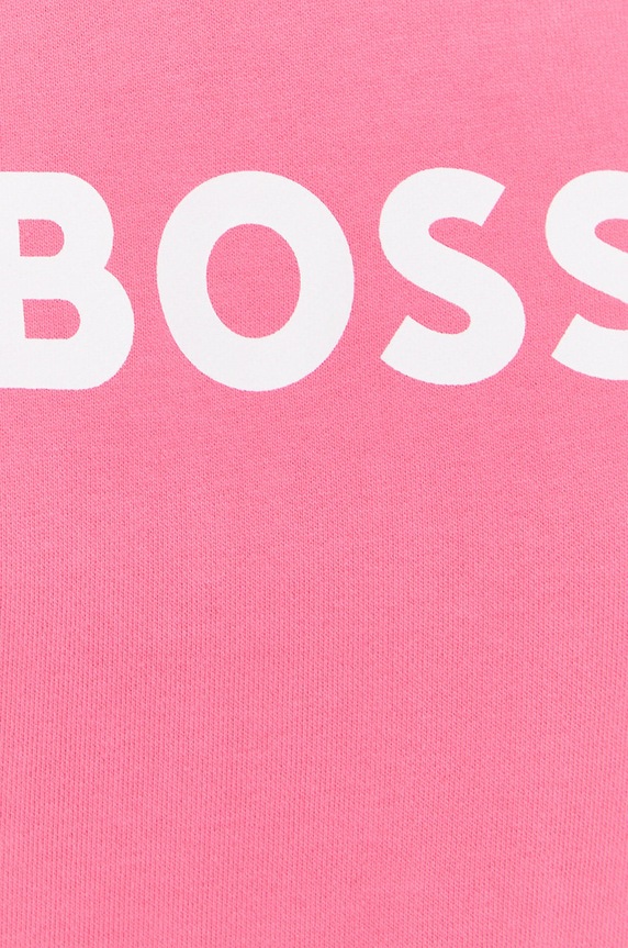 BOSS bluza bawełniana 50468357 50468357 różowy