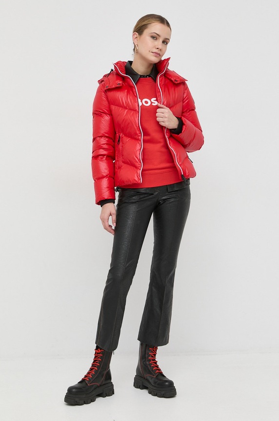 BOSS bluza bawełniana 50468357 50468357 czerwony AA00