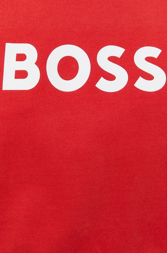 BOSS bluza bawełniana 50468357 50468357 czerwony