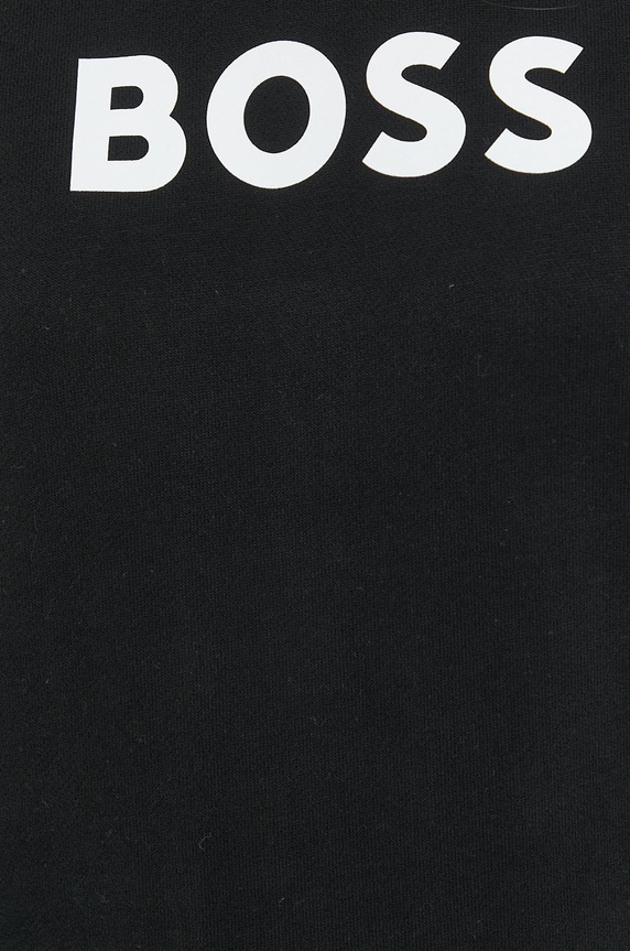 Bavlněná mikina BOSS 50468357 černá