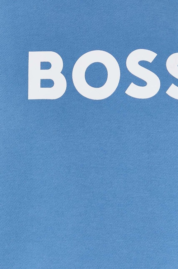 BOSS felpa in cotone 50468367 blu