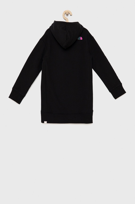 The North Face bluza bawełniana dziecięca NF0A7R1QWZY1 czarny SS22