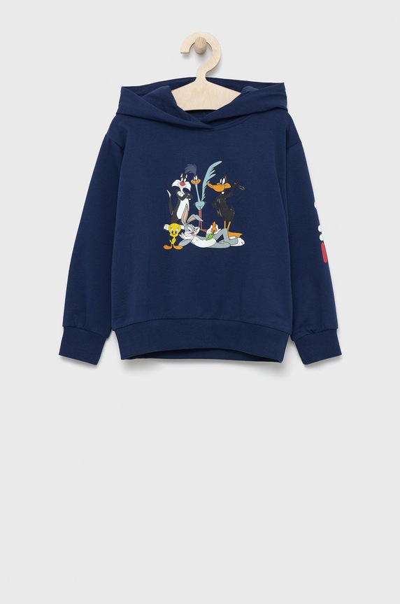 Fila bluza dziecięca x Looney Tunes z kapturem granatowy FAK0019