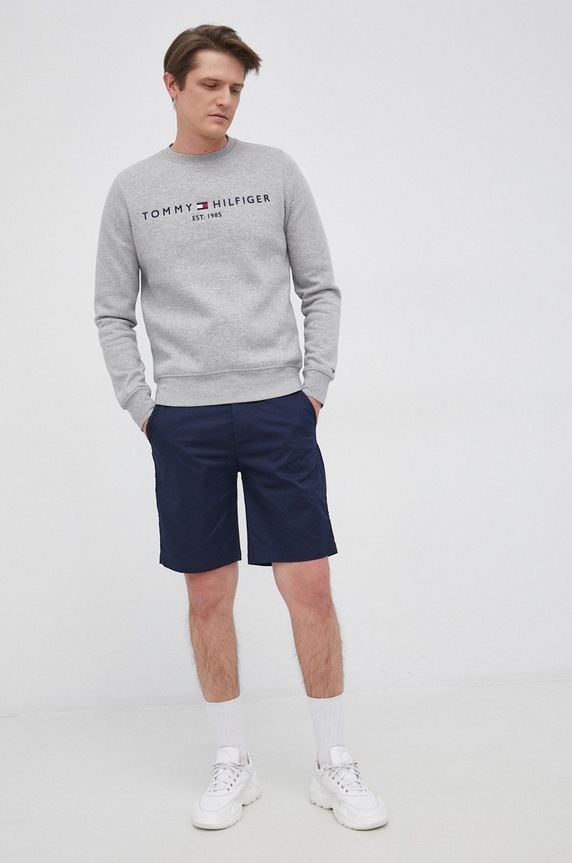Tommy Hilfiger Bluza MW0MW11596.PPYY szary SS25