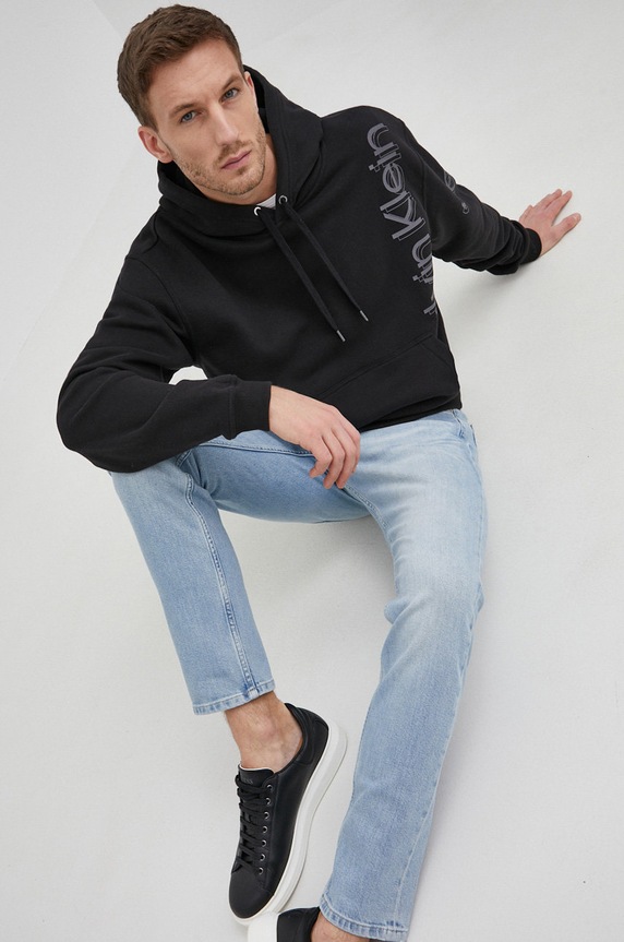 Mikina Calvin Klein Jeans J30J319708.PPYY černá SS22
